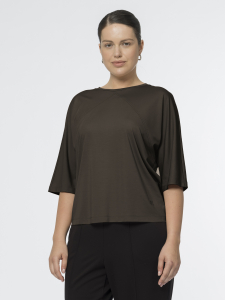 Блуза из вискозного трикотажа