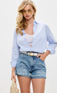 Шорты женские джинсовые TP09-01-2019 голубые