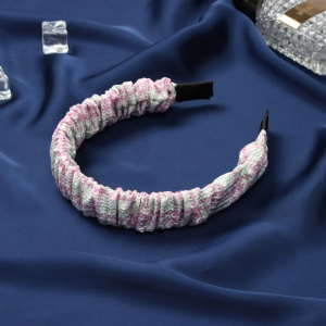 Ободок для волос «Браун», элегия, 2.5 см, розовый