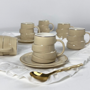 155-010 Кофейный набор 12пр. 140мл в под.уп.(х8)Фарфор