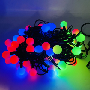 Гирлянда нить уличная Шарики матовая 10 м