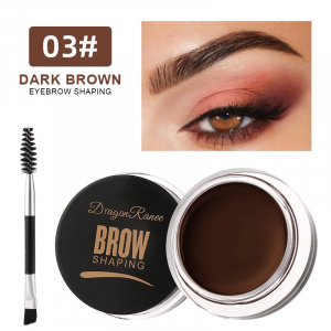 Помада для бровей влагостойкая с кистью Dragon Ranee, 4,5 гр. Цвет 03 DARK BROWN