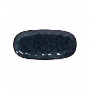 Блюдо овальное STONE MIDNIGHT 31см
