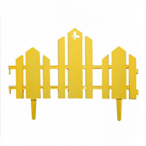 Заборчик «Чудный сад» желтый 1 секция