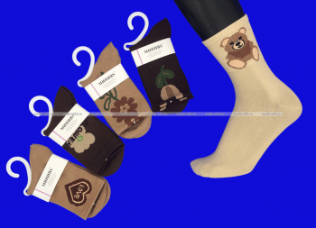 МИНИ ЦВЕТНЫЕ НОСКИ женские 