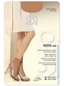 Носки женские Miss 20 New Sisi [2 пары] Дроп