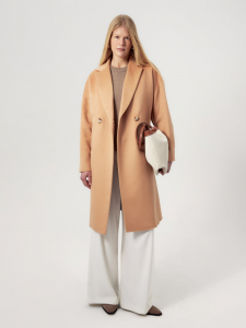 Пальто женское двубортное с мембраной