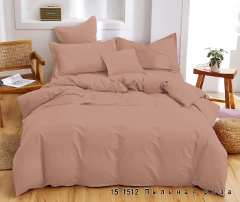 “Акция Простыня на резинке Моноколор “Пыльная Роза” Микрофибра