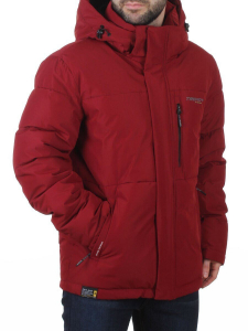D6904 BURGUNDY Куртка мужская зимняя (200 гр. холлофайбер)