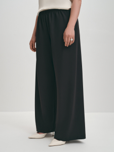 Трикотажные брюки палаццо