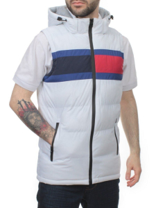 2113 WHITE Жилет мужской (100 гр. синтепон)