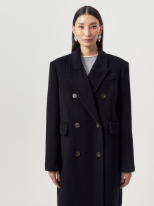 Пальто из премиальной шерсти с мембраной и съёмной подстёжкой