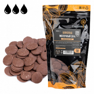 Шоколад молочный 35%, Томер, 250 г