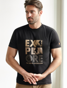 Футболка из премиального хлопка с авторским принтом