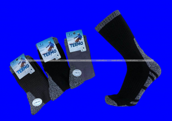 6 ПАР - LIMAX ТЕРМОноски мужские спортивные махровый след арт. 65015