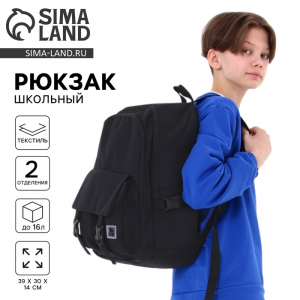 Рюкзак школьный 39?30?14 см «Классика»