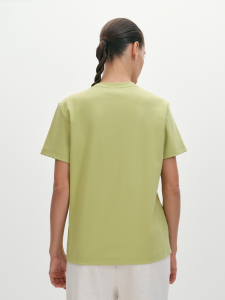 Футболка прямого кроя из хлопка
