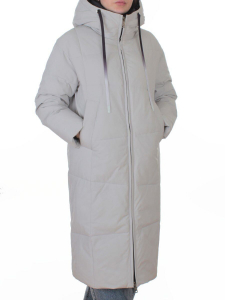 W8236M LT. GRAY Пальто зимнее женское оверсайз (200 гр. био-пух)
