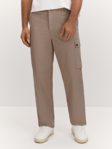 Брюки-карго из эластичного хлопка