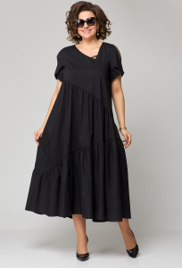 Платье EVA GRANT 7303 чёрный