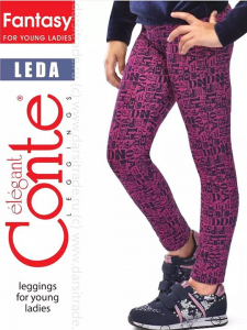 Легинсы детские для дев. 18С-568ДТСП Leda Conte Elegant Дроп