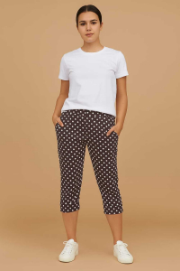 Бриджи женские в горох 4.кор