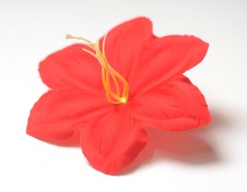 Искусственные цветы, Слои лилии бархатные для ветки, венка красный