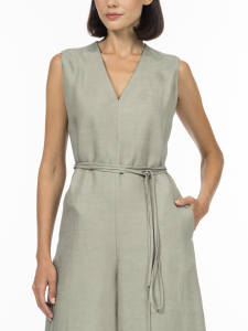 Комбинезон из вискозы и льна