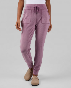 WOMEN'S VELOUR LUXE RIB JOGGER