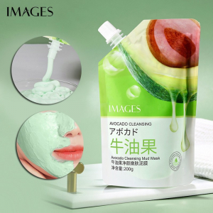 Маска для лица очищающая питательная с экстрактом авокадо и каолином IMAGES, 200 гр.