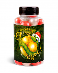 Мармелад, НГ. ЗМЕЙКА НА ШАРЕ, 220 гр., ТМ Prod.Art.