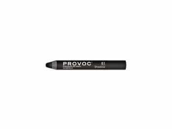 Provoc Тени-карандаш водостойкие, №01 / Eyeshadow Gel Pencil, черный матовый