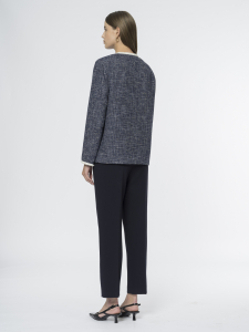 Брюки из вискозной костюмной ткани