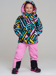 Комплект зимний для девочки: куртка, комбинезон