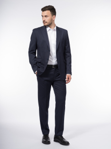 Костюмный пиджак в виндзорскую клетку силуэта slim