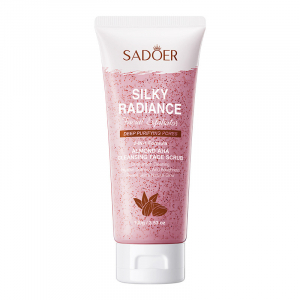 Скраб для лица с миндалем и AHA кислотой SADOER Silky Radiance, 100 гр