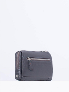 Мужская кожаная сумка Richet 2300LN 763 Серый