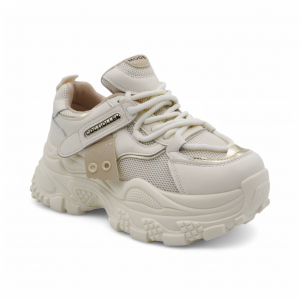 Кроссовки женские 2003-1 бежевые