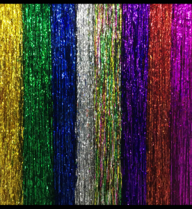 Дождик 1,5 м ширина 20 см в ассортименте