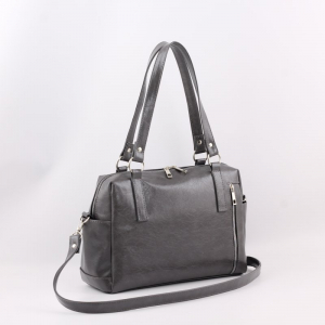 Сумка 1105 лоск графит ХИТ продаж