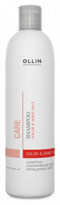 OLLIN CARE Шампунь сохраняющий цвет и блеск окрашенных волос 250мл/Color&Shine Save Shampoo