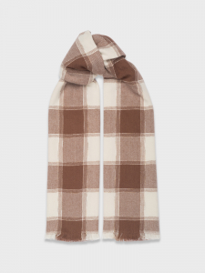 Легкий палантин в клетку