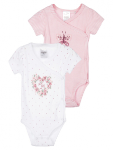 Боди для девочки, 2 шт. в комплекте