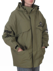 3104 GREEN Куртка демисезонная женская (100 гр. холлофайбер)