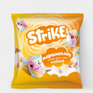 «Strike», маршмеллоу trio, 90 г