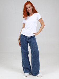 Макраме - футболка белый