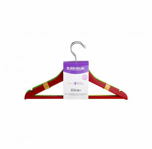 Набор детских вешалок KIDS 4шт 35см