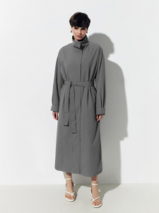 Тренч прямого силуэта