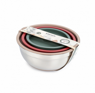 Набор мисок с крышками ORIENTAL 3шт 1.5л2.4л3.7л