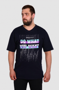 Эддисон - футболка  синий